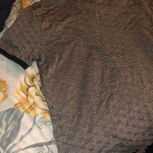 Men’s Gucci polo shirt grey size xl brand new